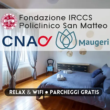 Apartment Ospedali E Universita - Policlinico San Matteo A 300m - Parcheggio Gratis